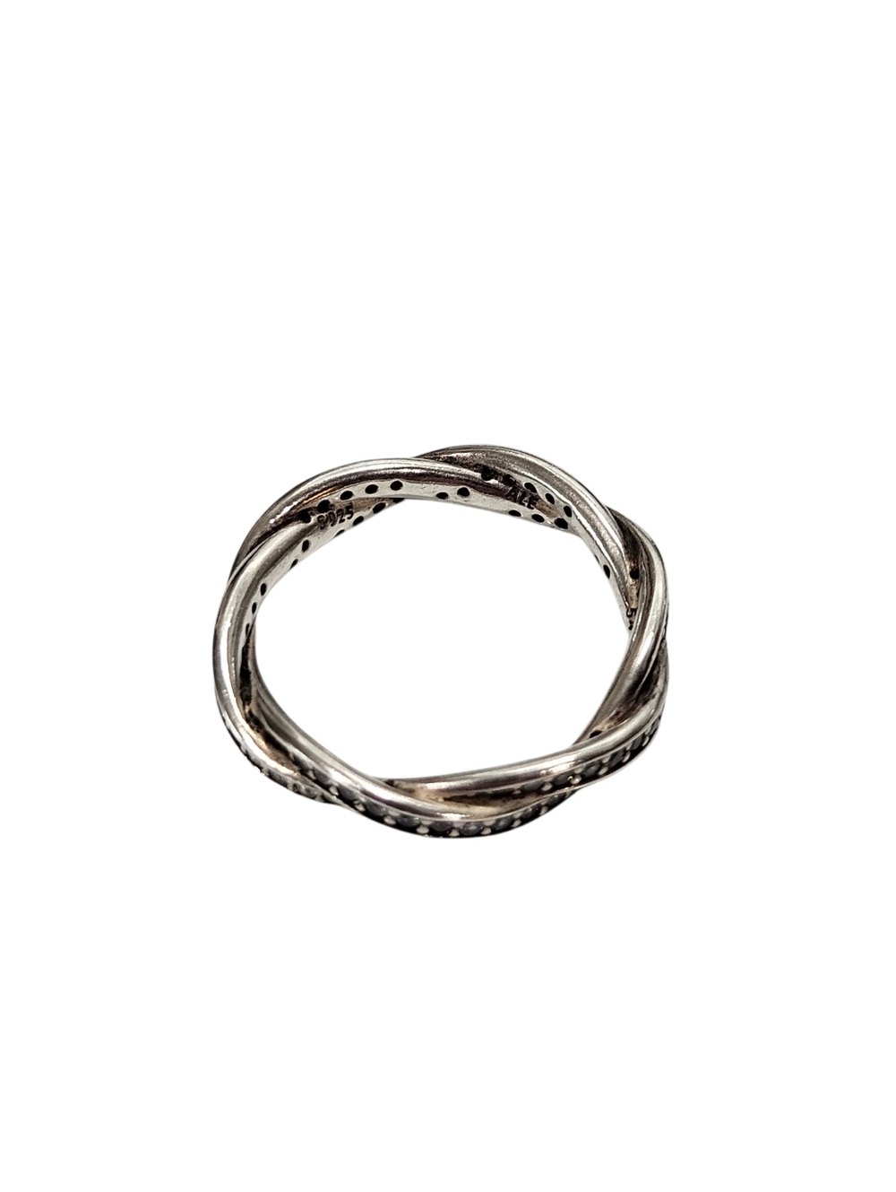 Pandora Twist Of Fate CZ Ring Size 54